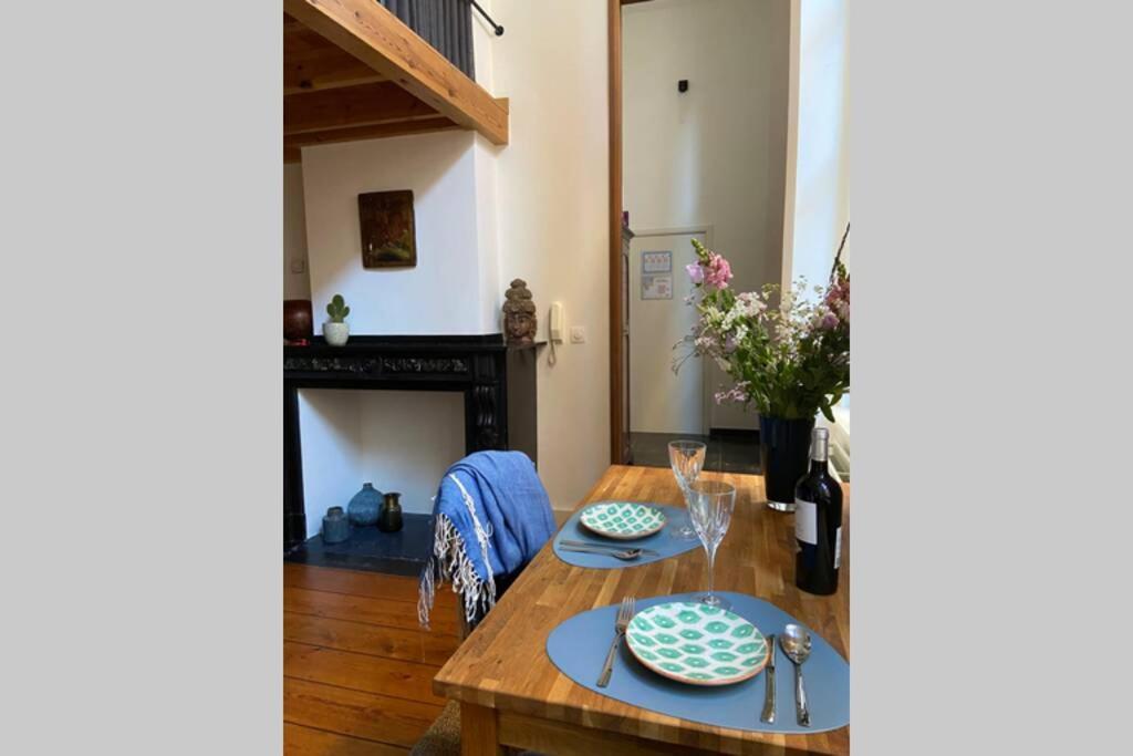 Ferienwohnung Duplex In Historical Centre With Private Courtyard Antwerpen Exterior foto