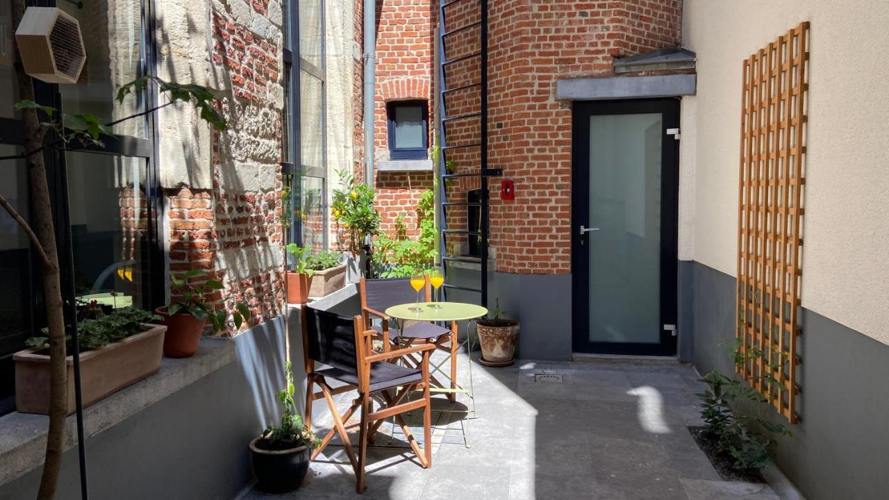 Ferienwohnung Duplex In Historical Centre With Private Courtyard Antwerpen Exterior foto